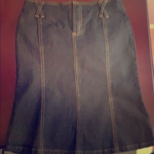 Steven Harty jean skirt